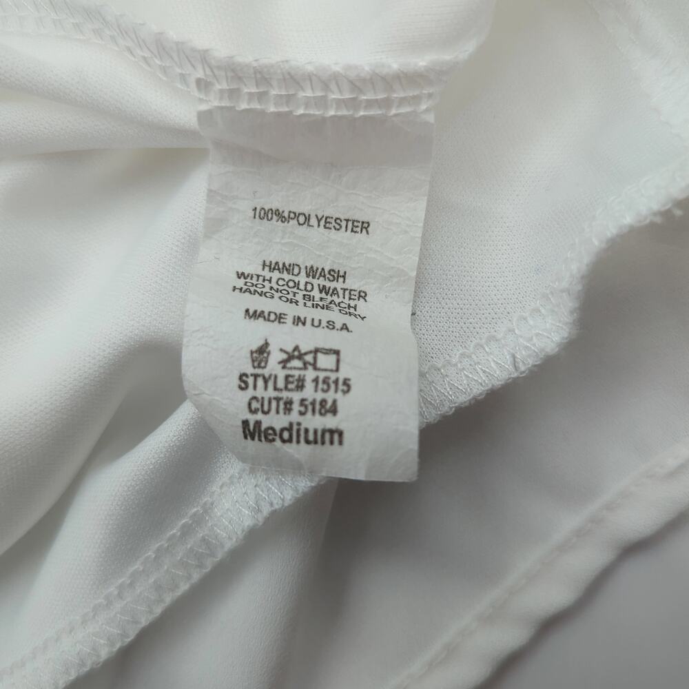 GINGY & COCOA Medium White Ruffle Off Shoulder Blouse - Picture 3 of 4
